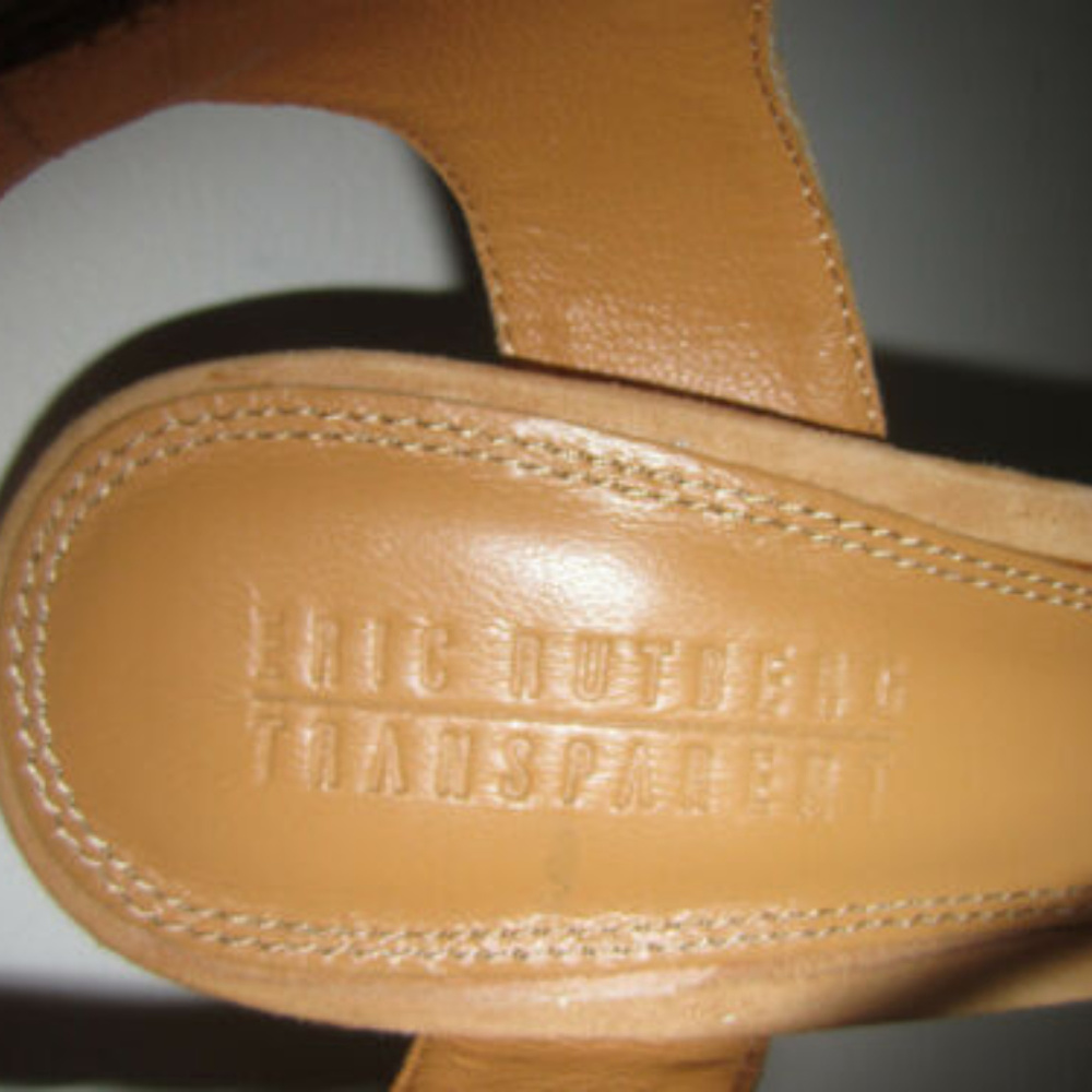 ERIC RUTBERG Intermix tan suede Aztec sandals 9 - Picture 7 of 7